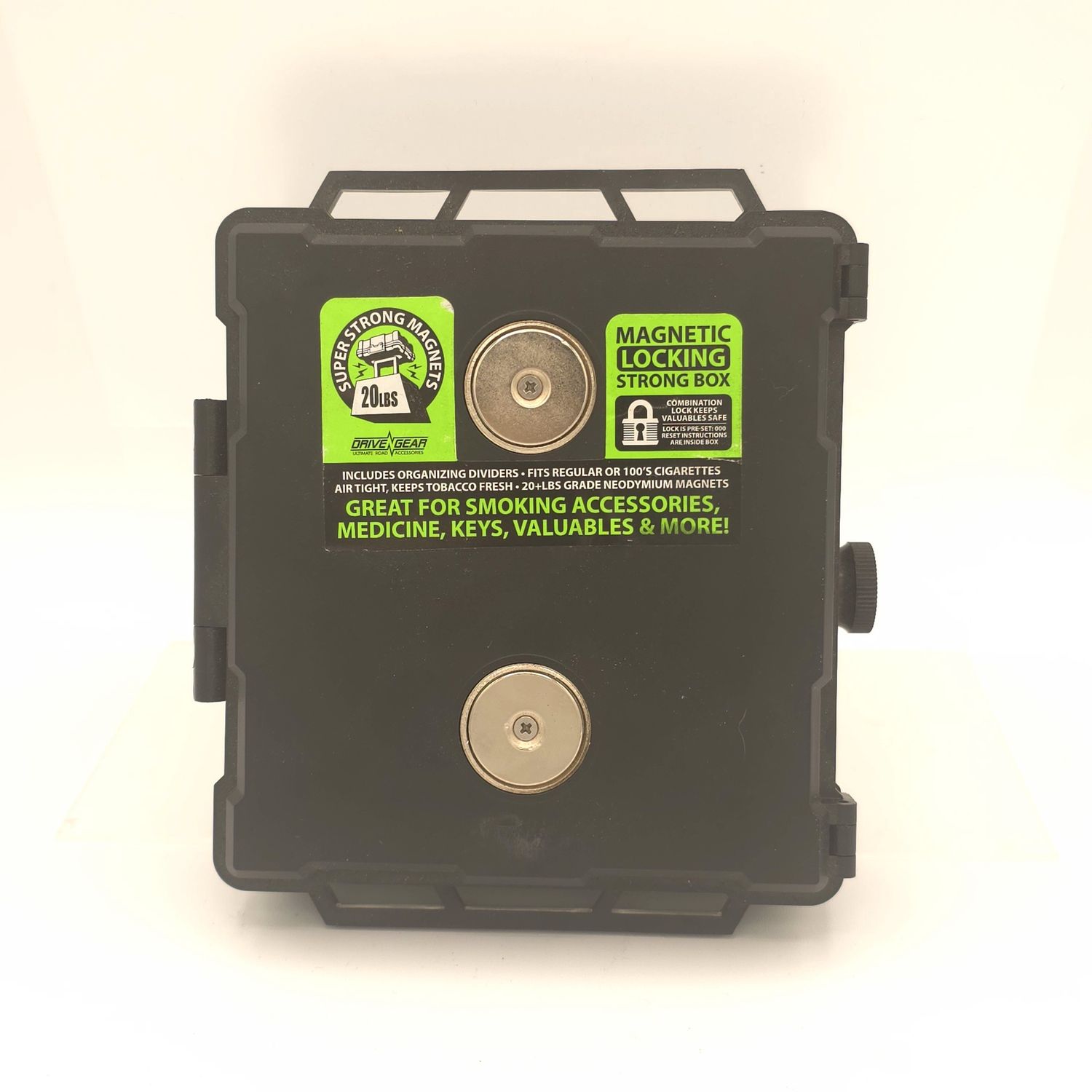 STASH- Magnetic Locking Strong Box
