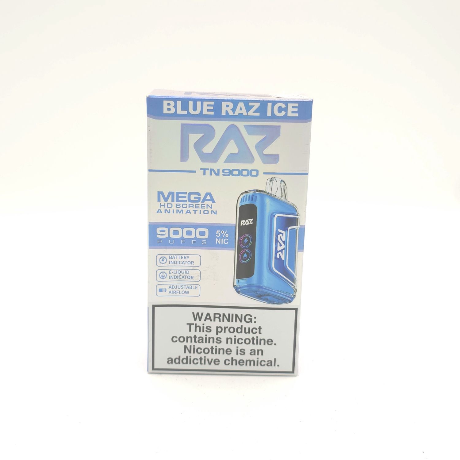 RAZ TN9000 (Blue Raz Ice) - 9000 Puffs