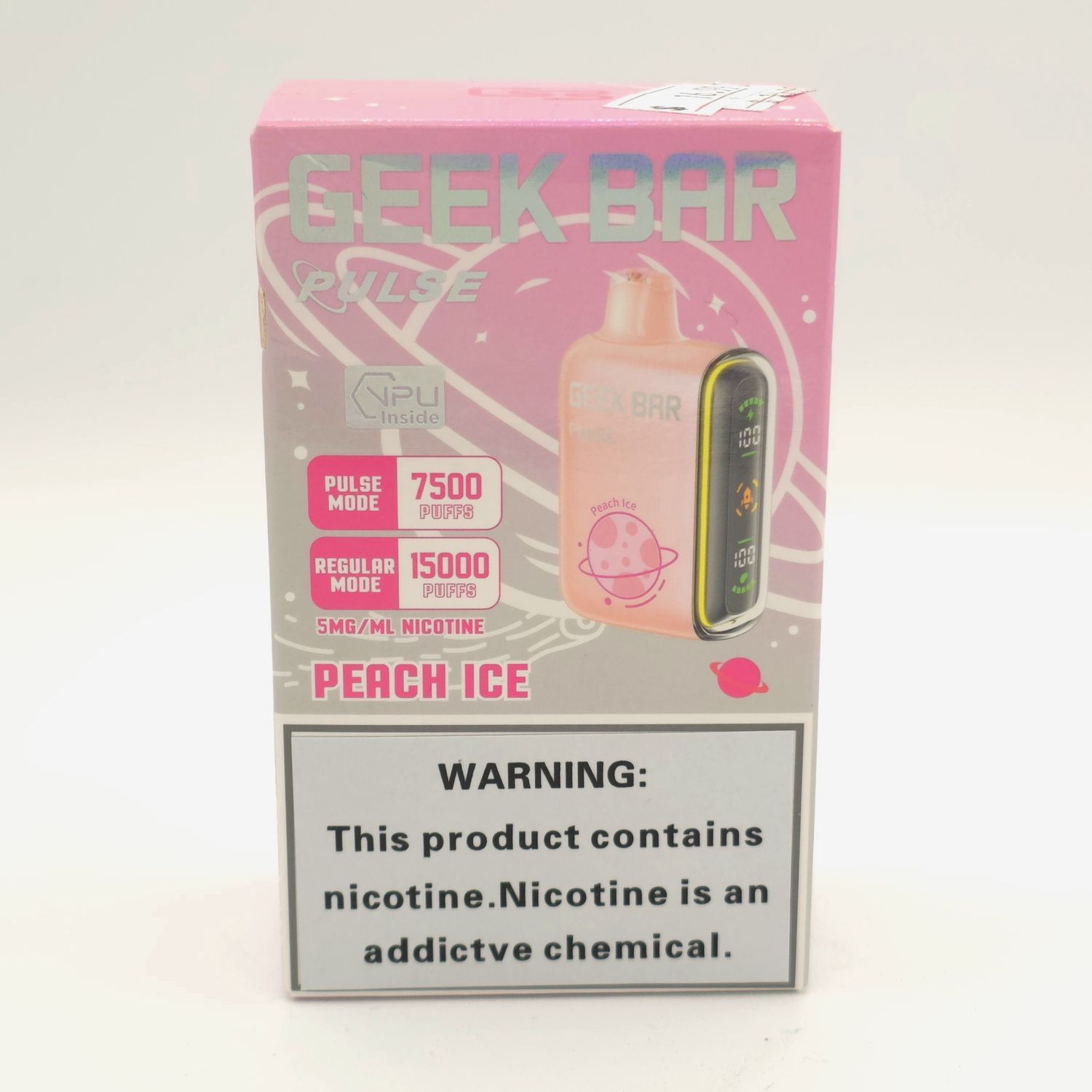 Geek Bar Pulse (Peach Ice) - 15000 Puffs
