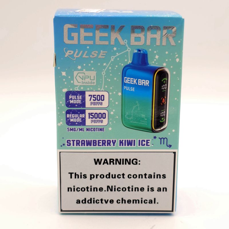 how much is elf bar vape Strawberry Kiwi Ice Geek Bar Pulse X 25k (Meteor Edition) Disposable Vape —  NicDelivery main image 1