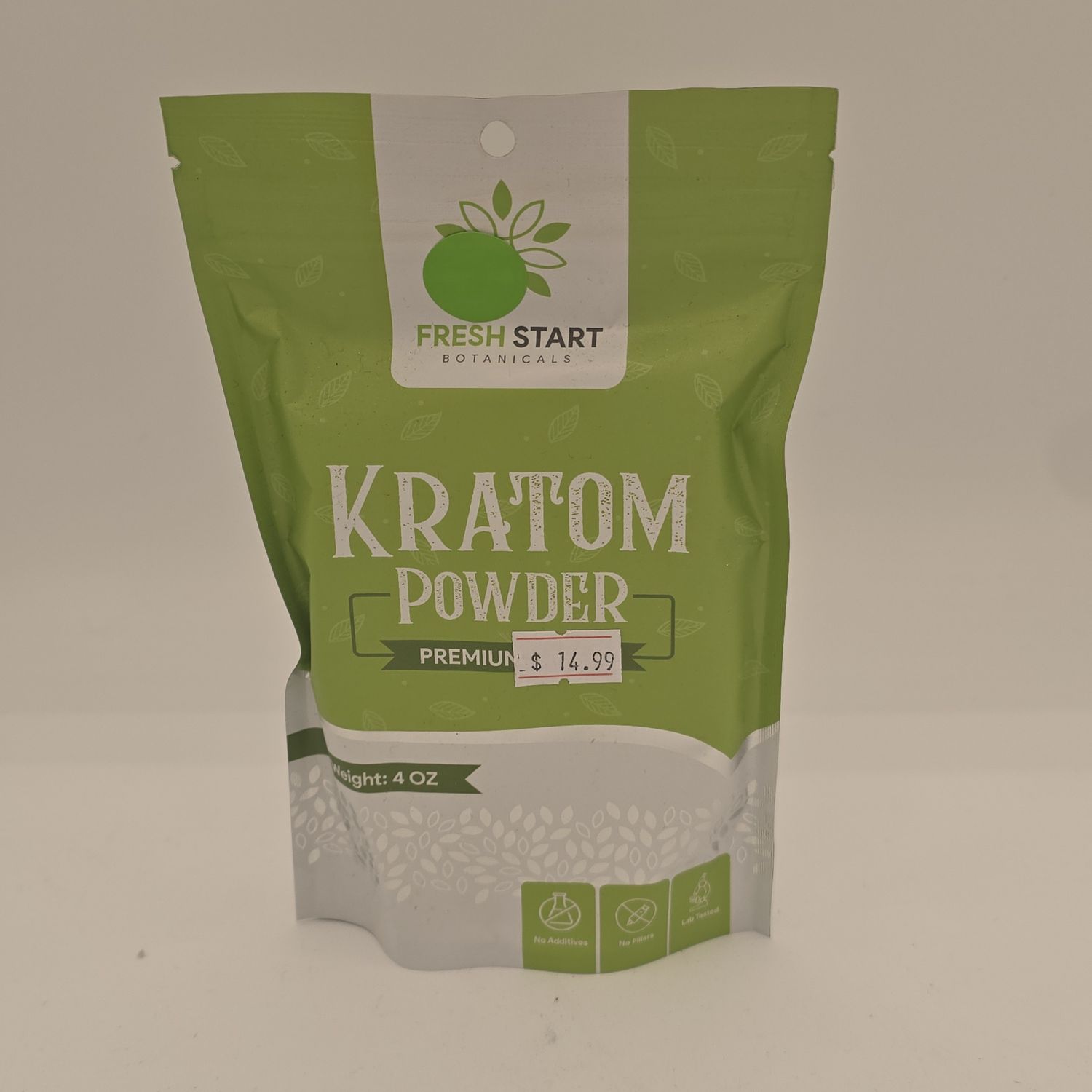 Fresh Start Kratom Powder (Premium Green) - 4oz