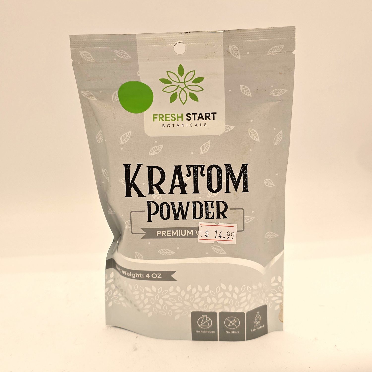 Fresh Start Kratom Powder (Premium White) - 4oz