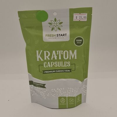 Fresh Start Kratom Capsules (Premium Green Vein) - 75 Grams