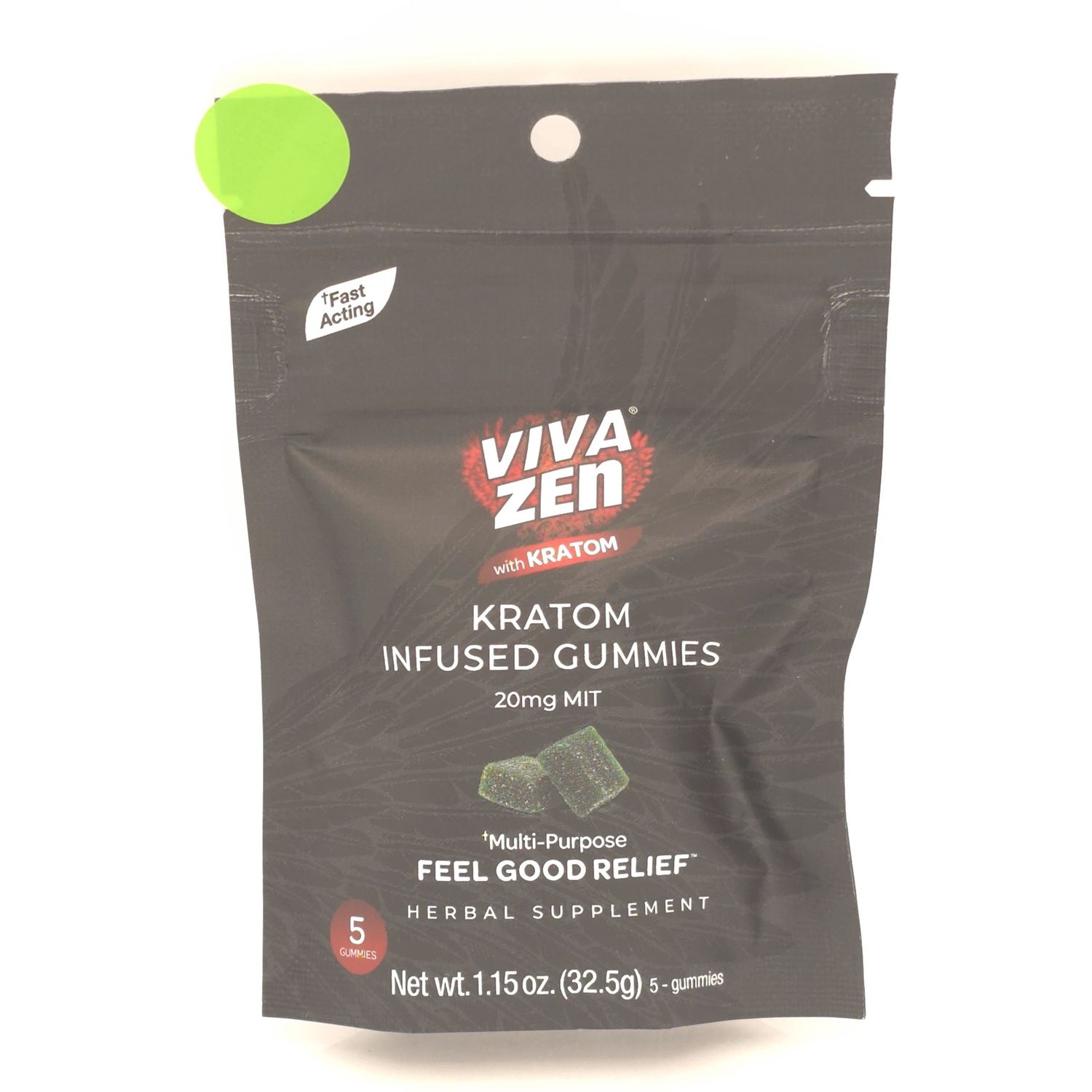 Viva Zen Kratom Infused Gummies - 5ct