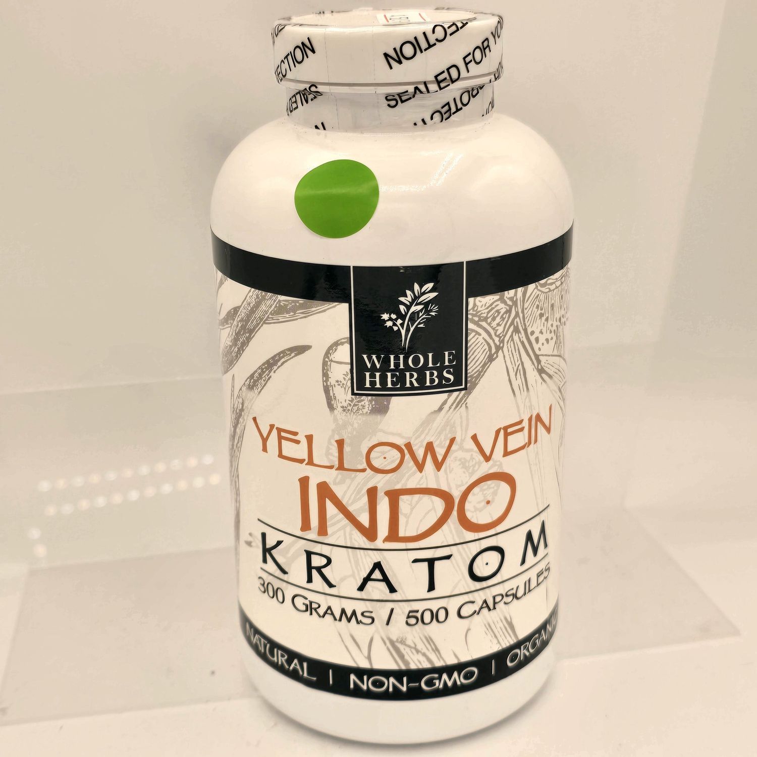 Kratom Capsules (Yellow Vein Indo) - 300 Grams