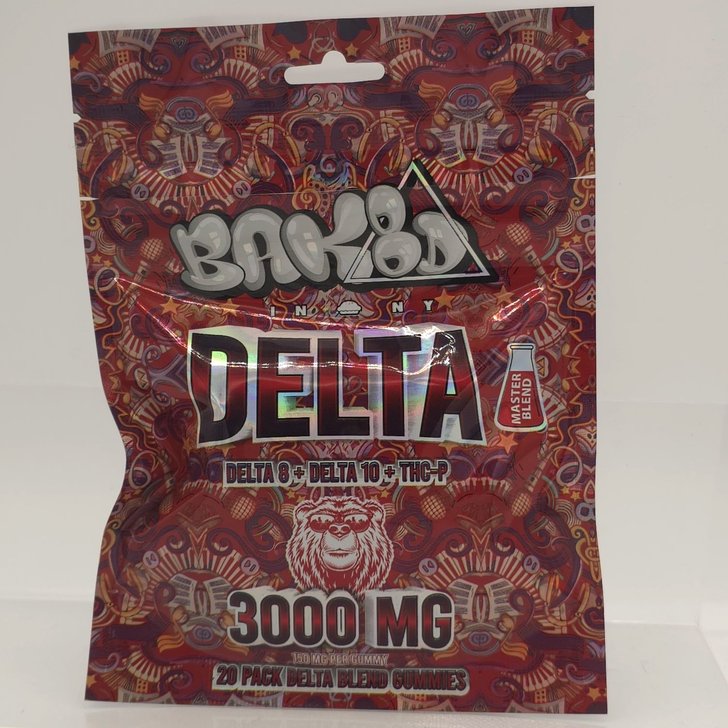 BAK8D Gummies (Delta 8/10+THC-P) - 3000MG