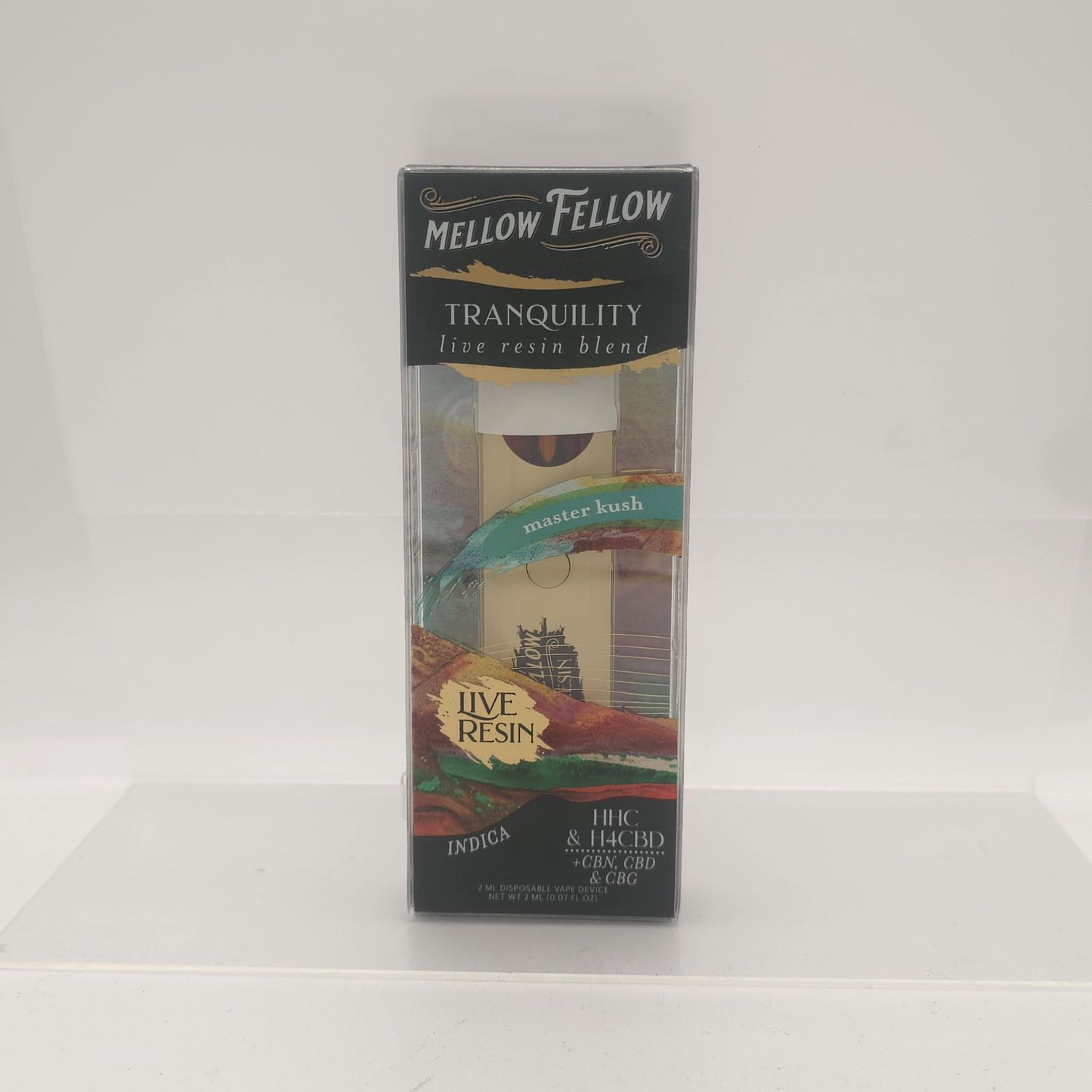 Mellow Fellow Live Resin Disposable (Master Kush) 2 ml
