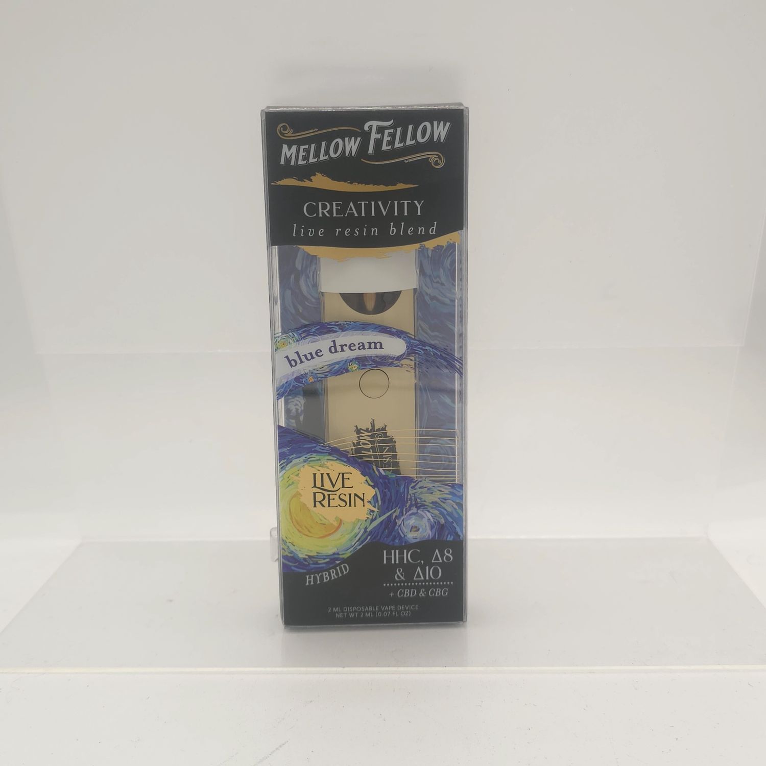 Mellow Fellow Live Resin Disposable (Blue Dream) 2 ml