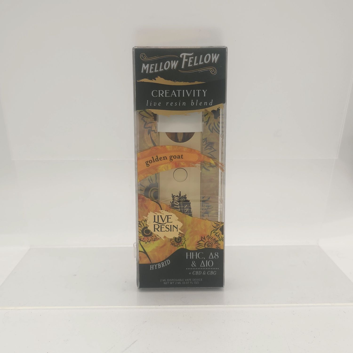 Mellow Fellow Live Resin Disposable (Golden Goat) 2 ml