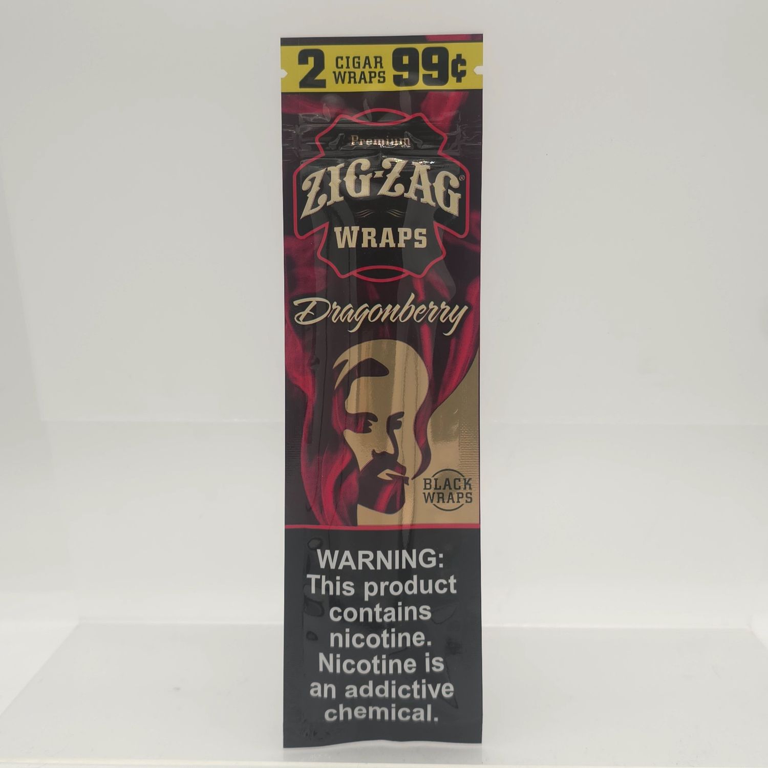 Zig-Zag Flat Wrap (dragonberry)