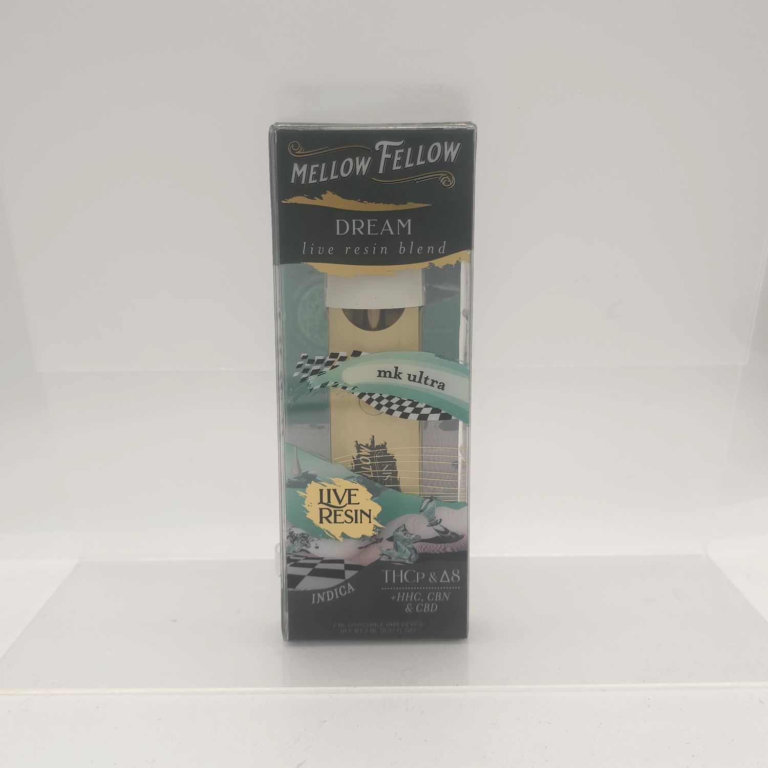 Mellow Fellow Live Resin Disposable (MK Ultra) 2 ml