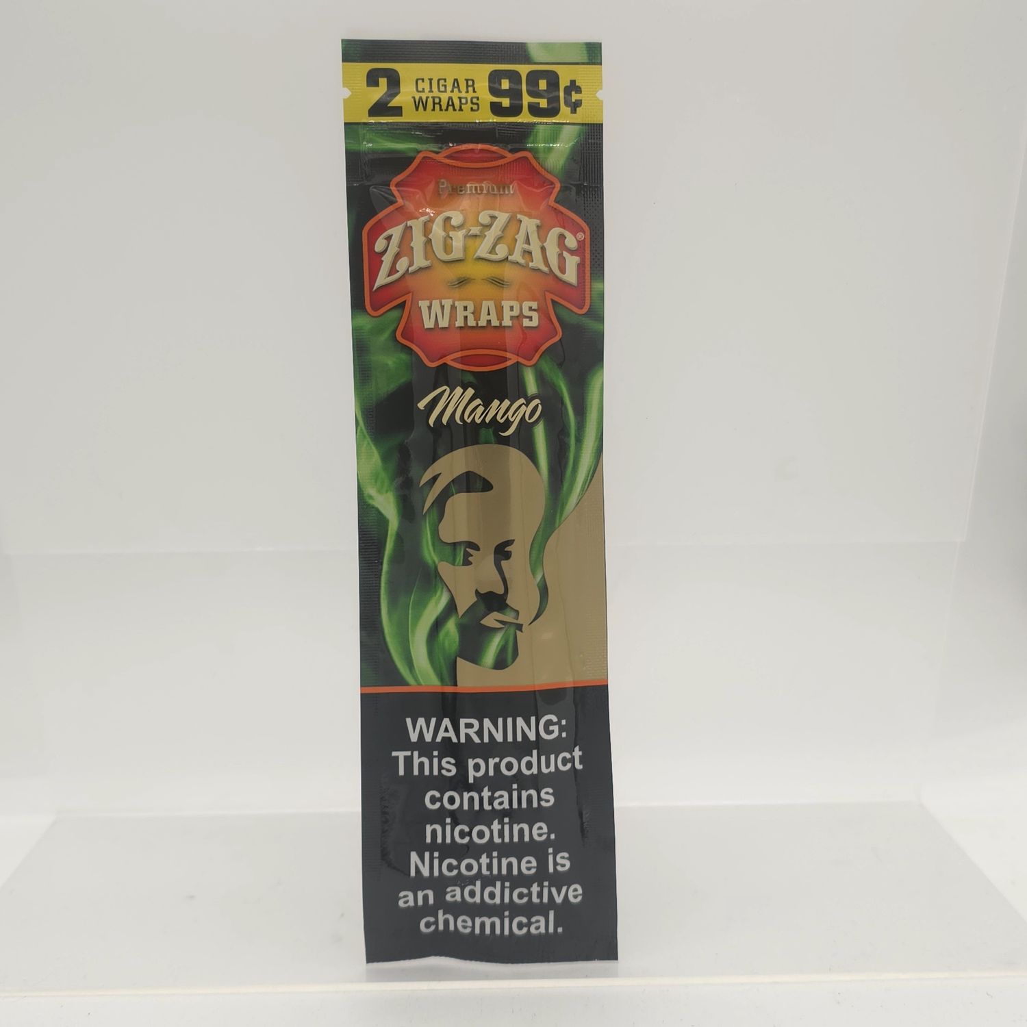 Zig-Zag Flat Wrap (mango)