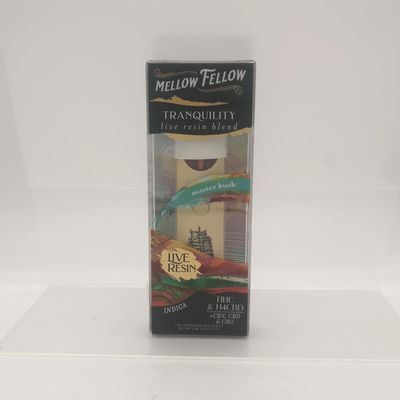 Mellow Fellow Live Resin Disposable (Master Kush) 2 ml