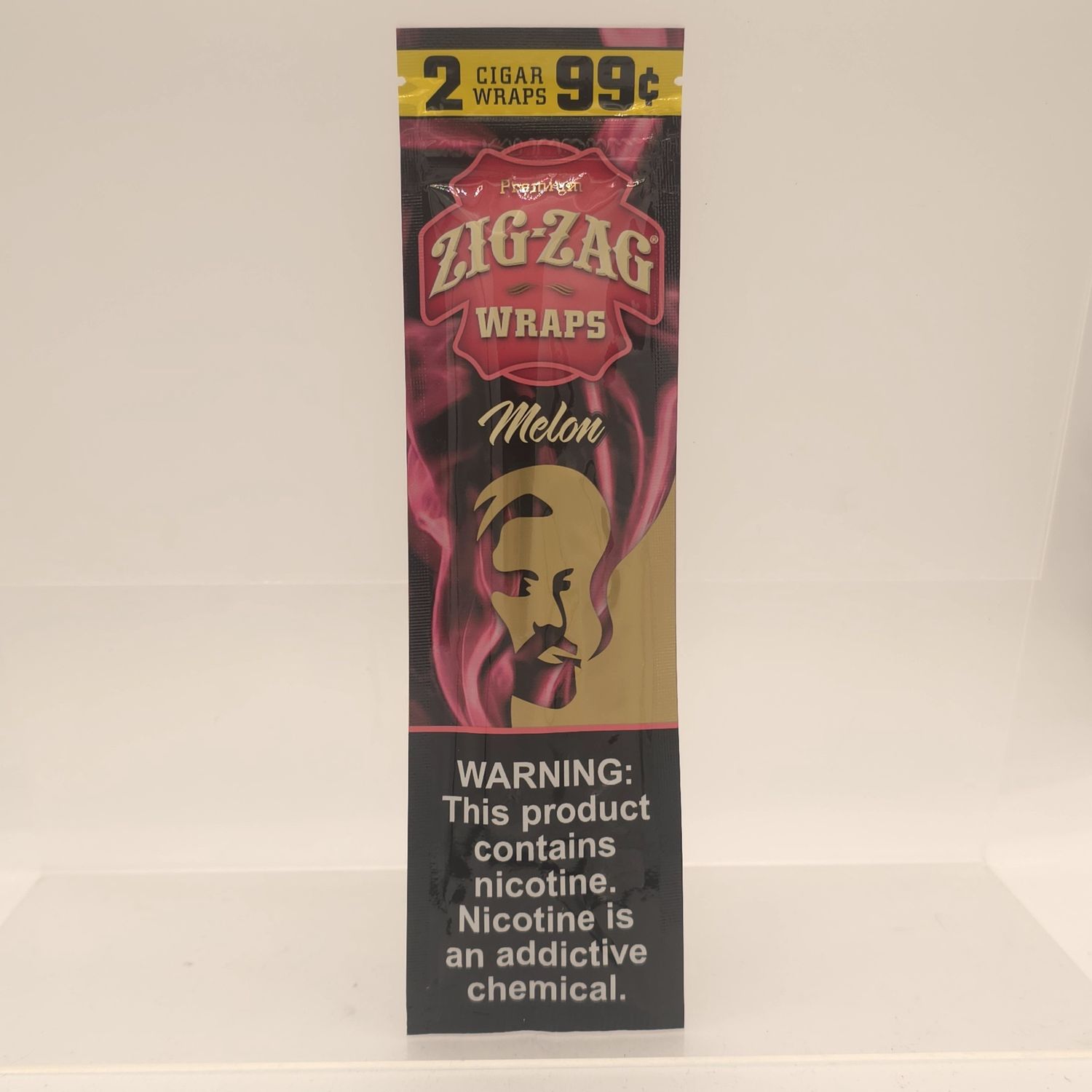 Zig-Zag Flat Wrap (Melon)