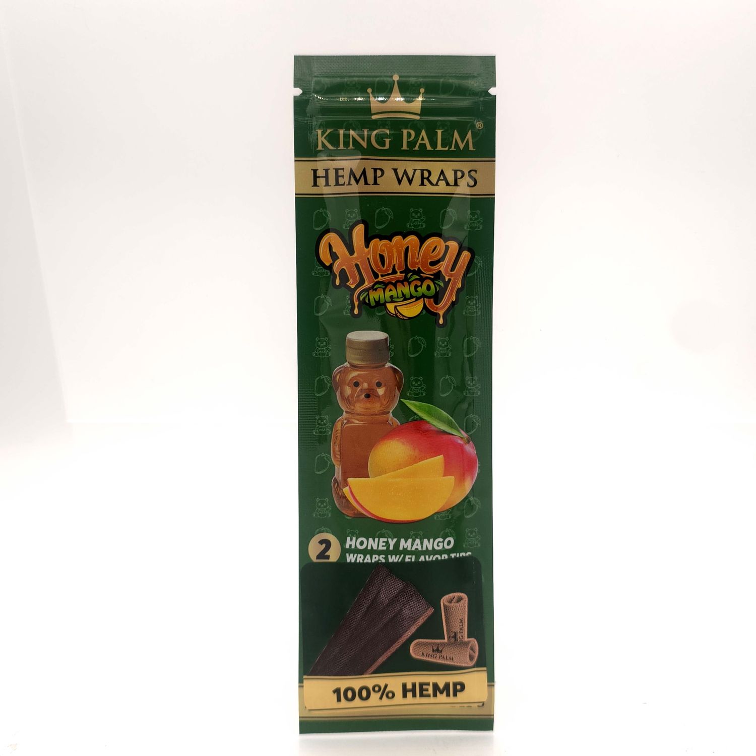 King Palm Hemp Wraps (Honey Mango) - 2pk