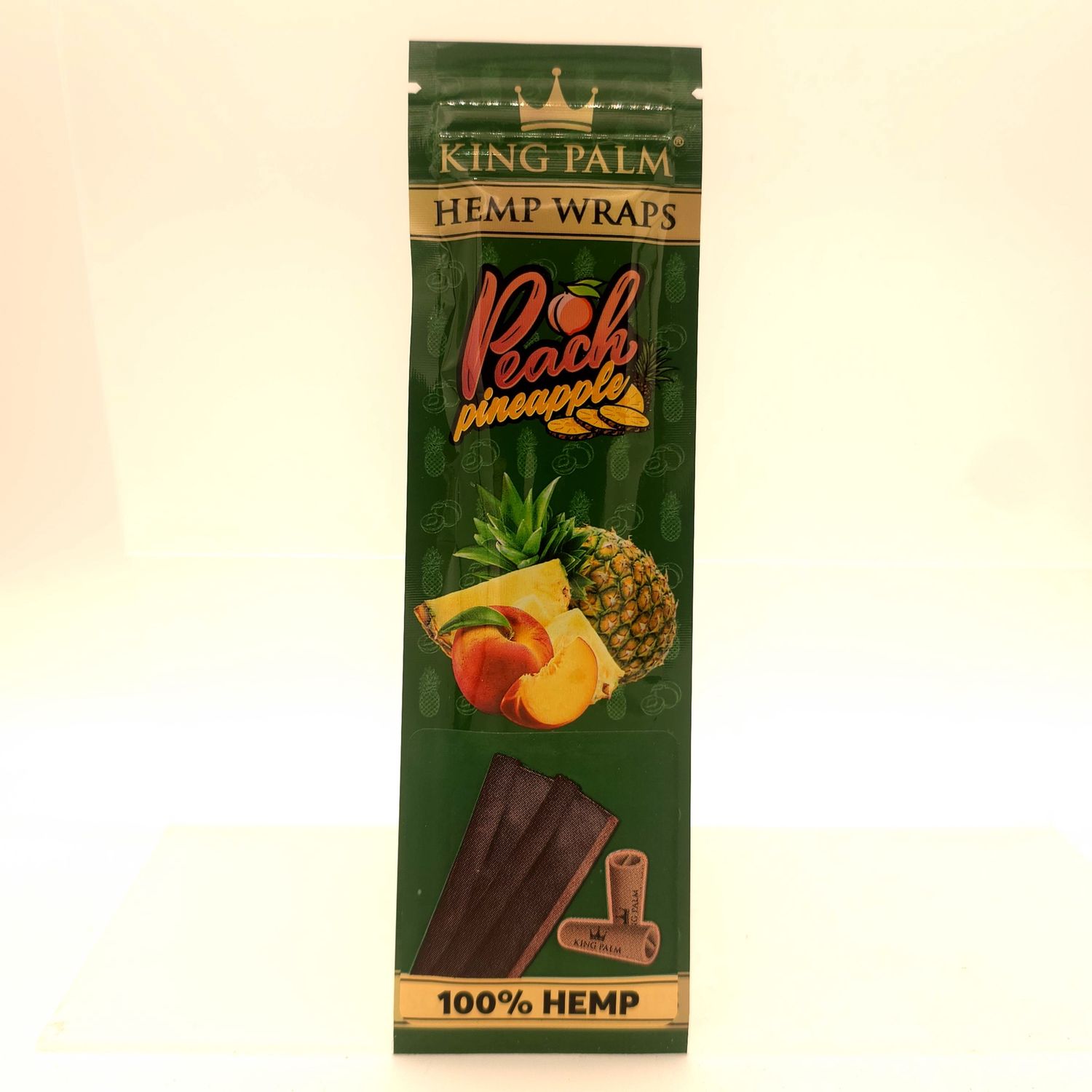 King Palm Hemp Wraps (Peach Pineapple) - 2pk