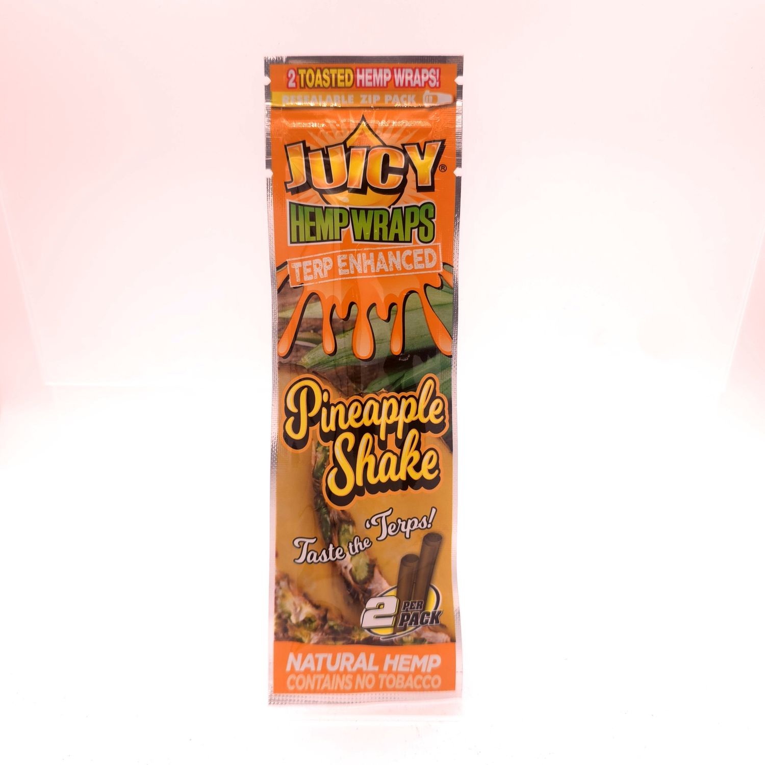 Juicy Hemp Wrap (Pineapple Shake) 2pk