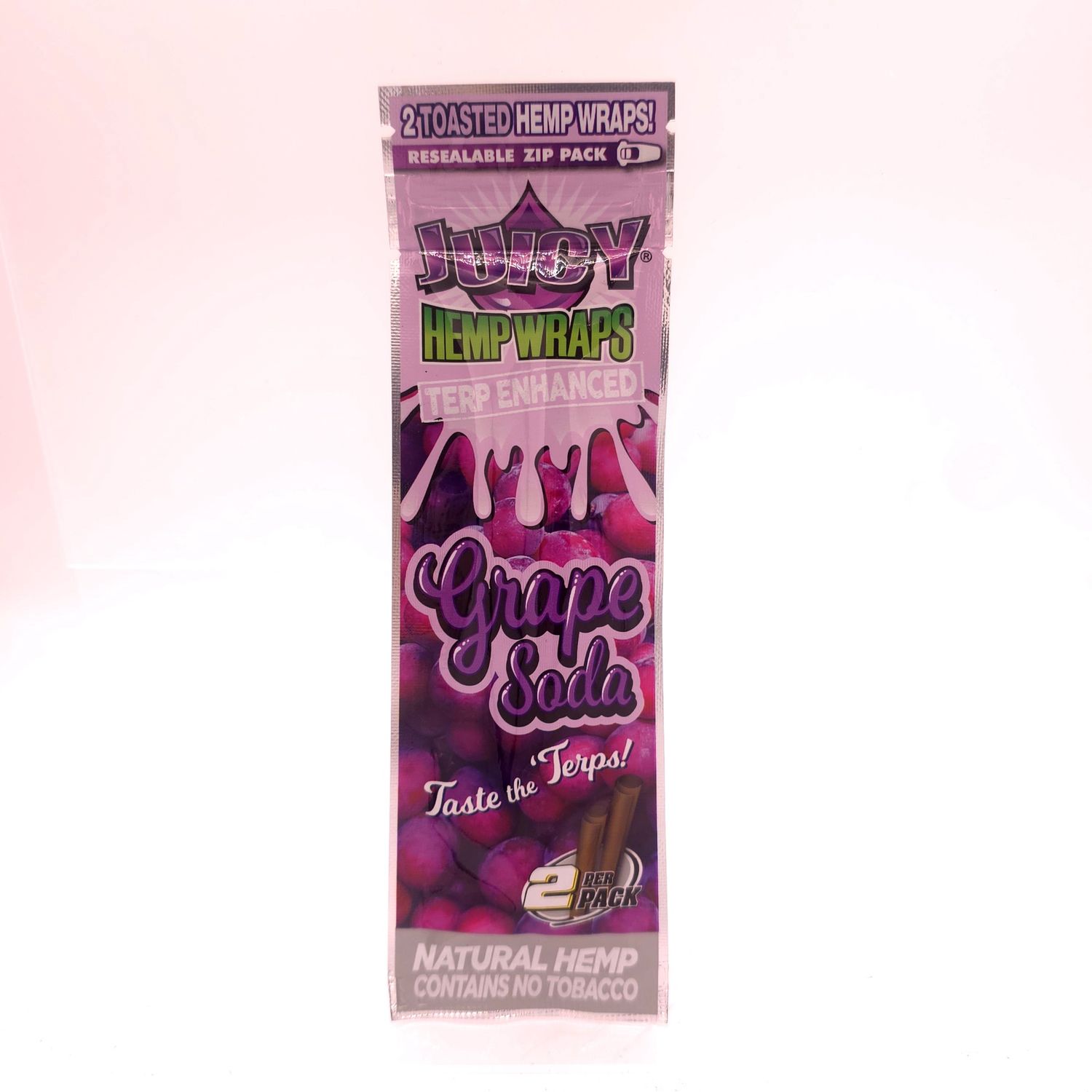 Juicy Hemp Wrap (Grape Soda) 2pk