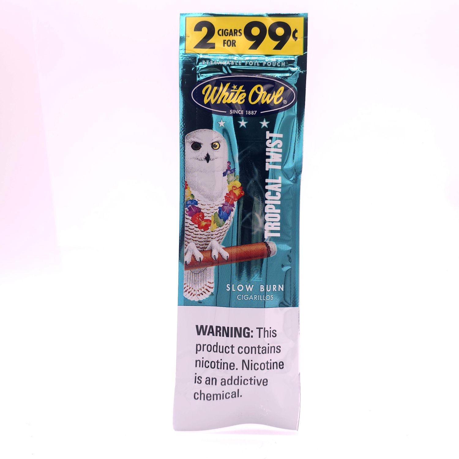 White Owl Cigarillo (Tropical Twist) 2pk .99