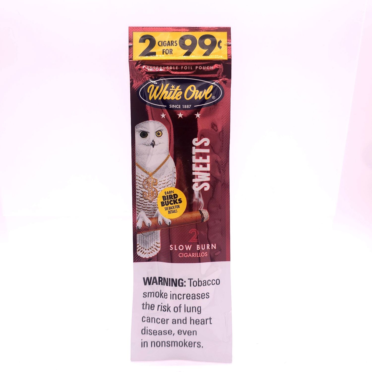 White Owl Cigarillo (Sweet) 2pk .99