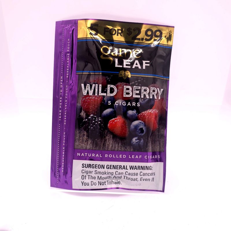 Game Leaf (Wild Berry) 5pk 2.99