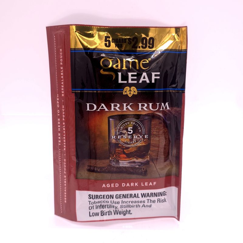 Game Leaf (Dark Rum) 5pk 2.99