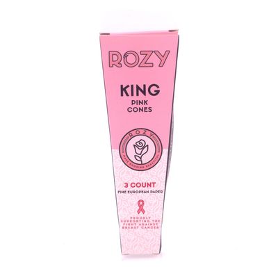 Rozy (King Size Pink Cones) - 3pk