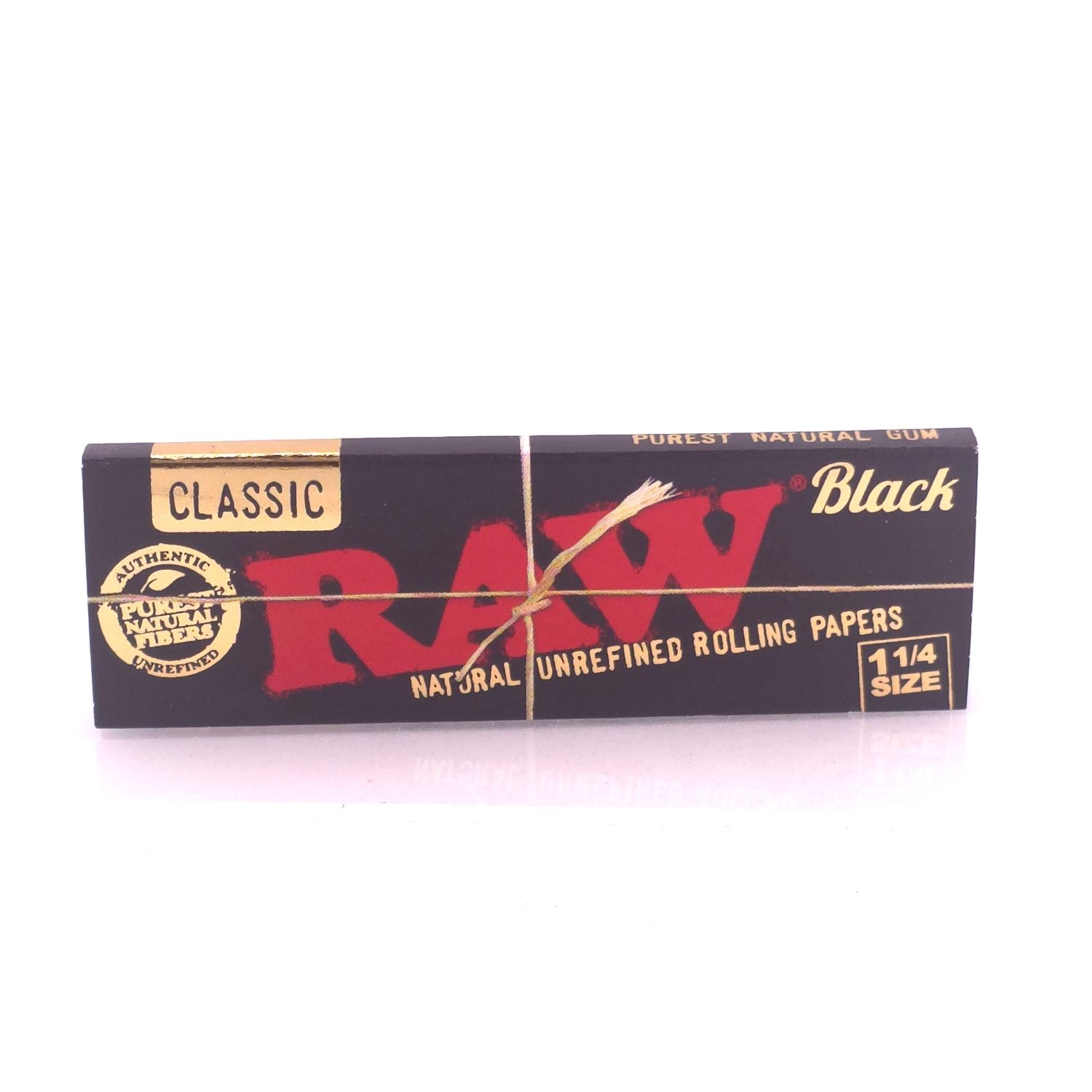 Raw Black (Classic) Rolling Papers - 1.25 Gram