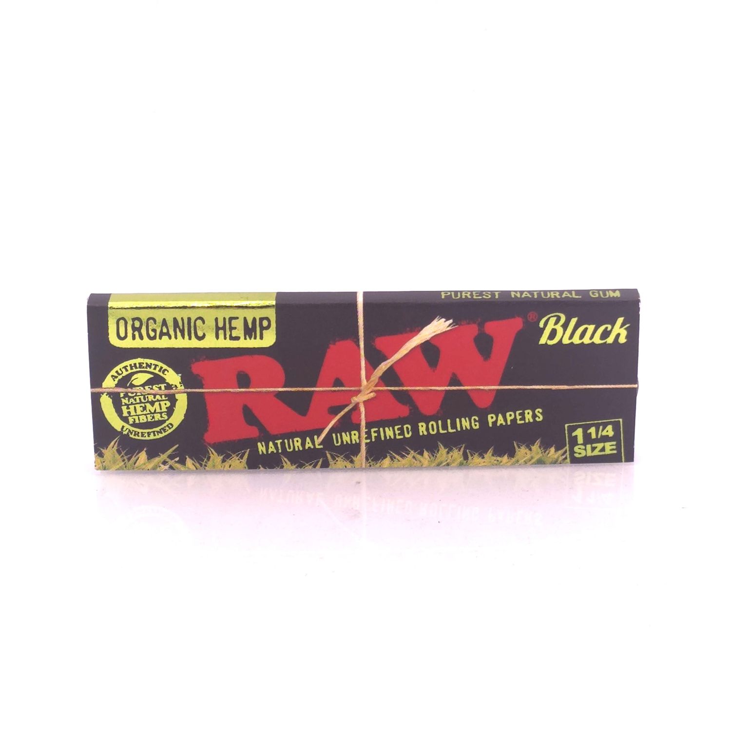 Raw Black (Organic Hemp) Rolling Papers - 1.25 Gram