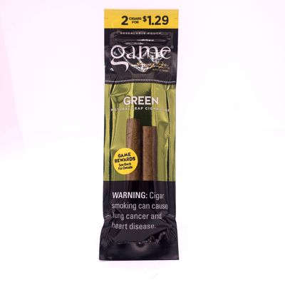 Game Cigarillo (green) 2/$1.29