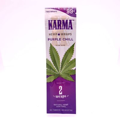 Karma Hemp Wraps (Purple Chill) - 2pk