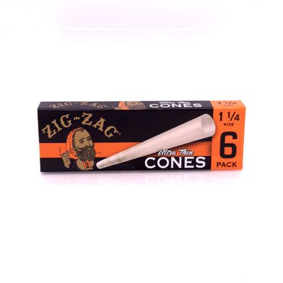 Zig-Zag Ultra Thin Cones (1.25 Grams) - 6pk