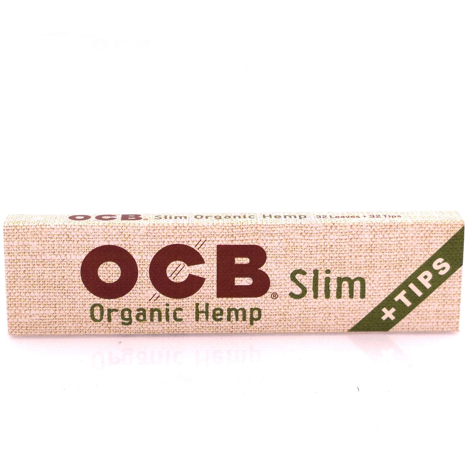 OCB Slim (Organic Hemp + TIPS) Rolling Papers