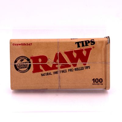 Raw Tips (Natural Unrefined) TIN - 100pk