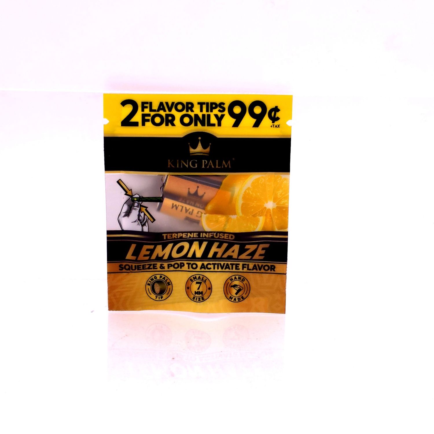 King Palm Flavor Tips (Lemon Haze) Small 7mm - 2pk