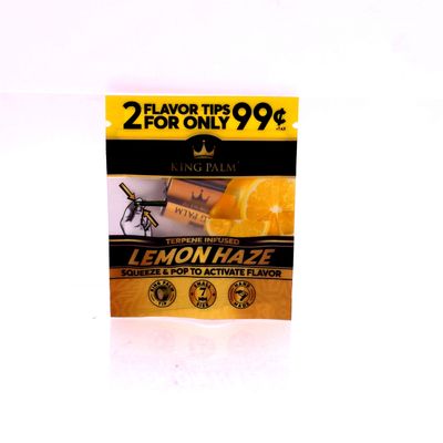 King Palm Flavor Tips (Lemon Haze) Small 7mm - 2pk