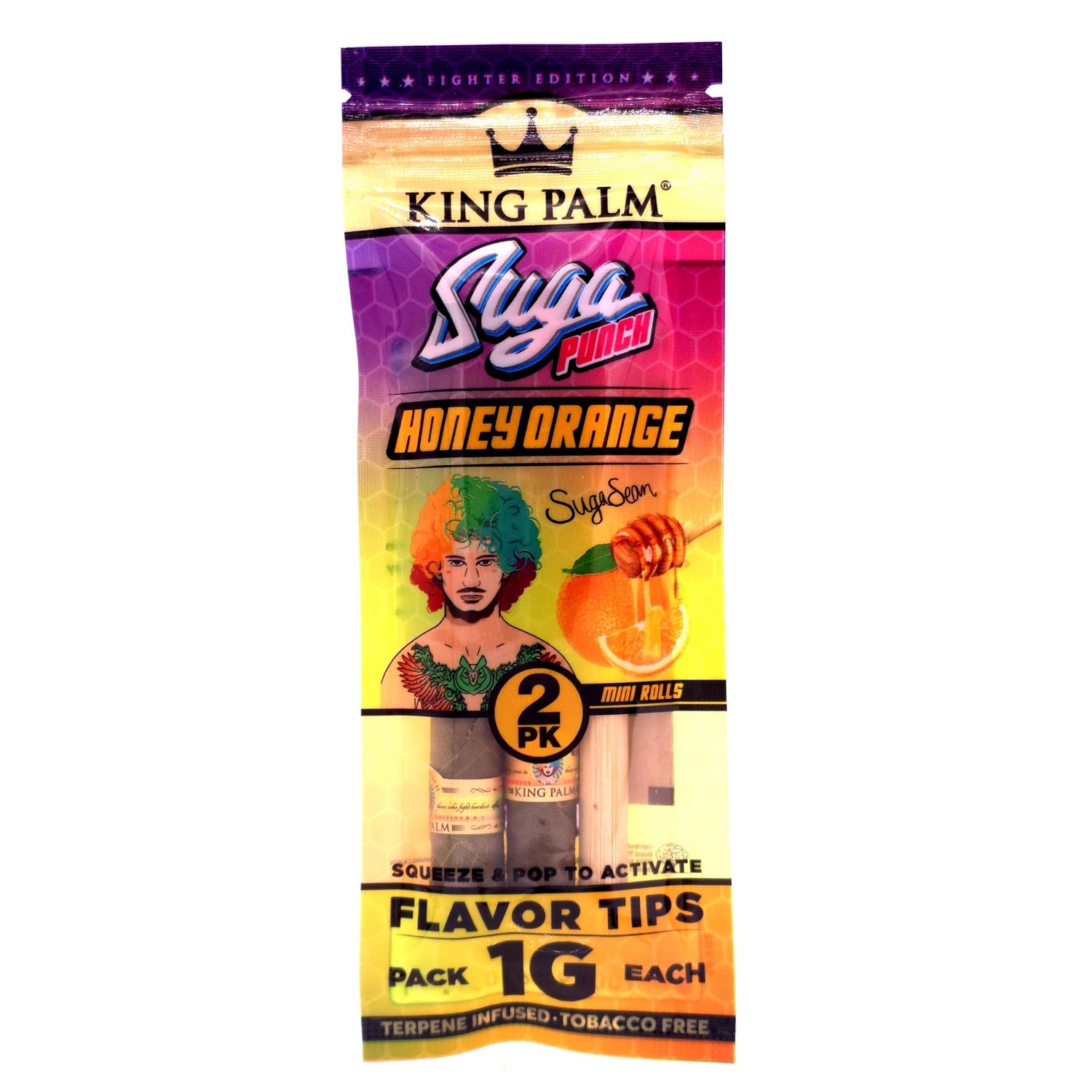 King Palm Mini (Honey Orange) 1 gram - 2pk