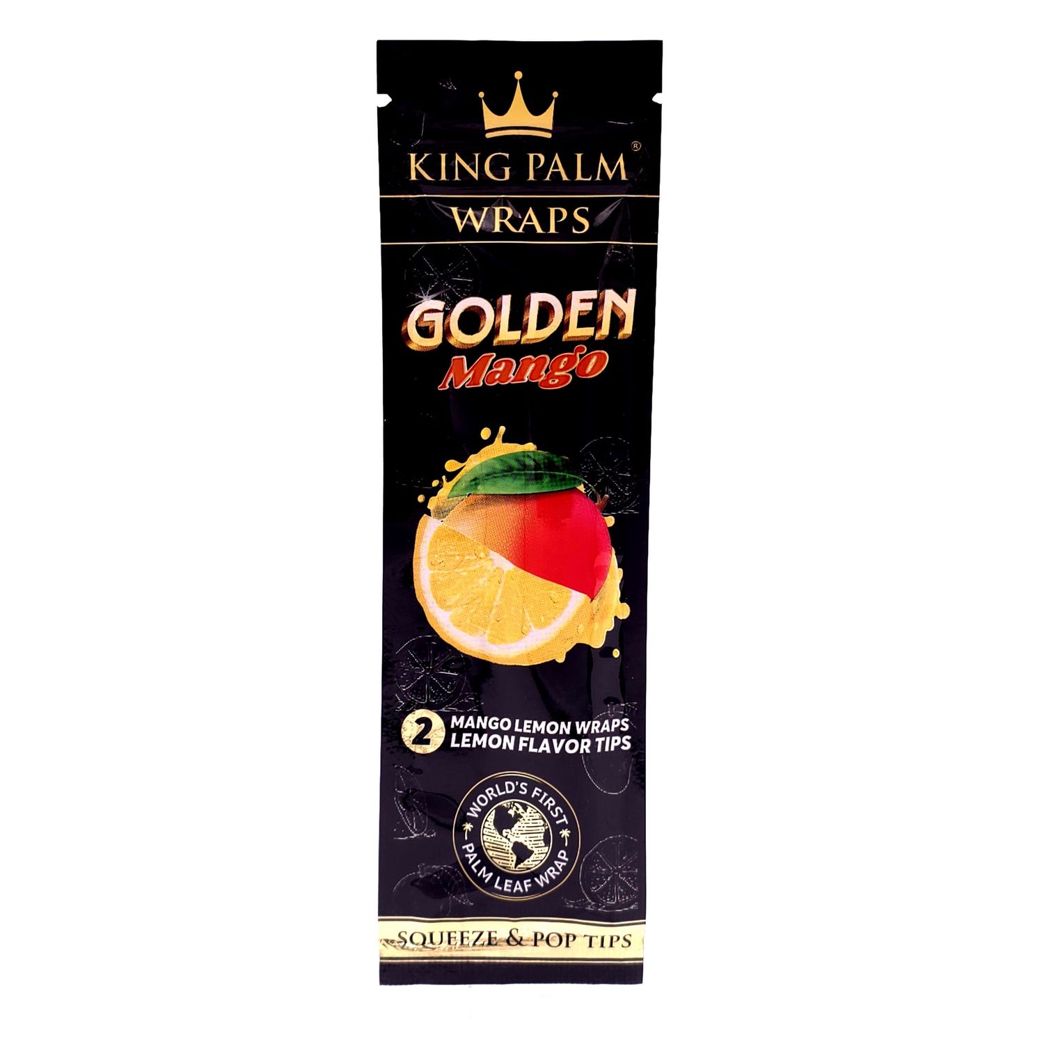 King Palm XL Wraps (Golden Mango) - 2pk