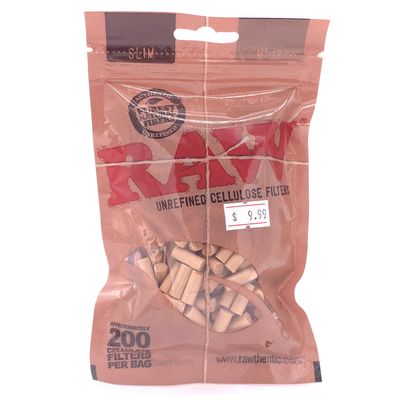 Raw Unrefined Cellulose Filters - 200pk