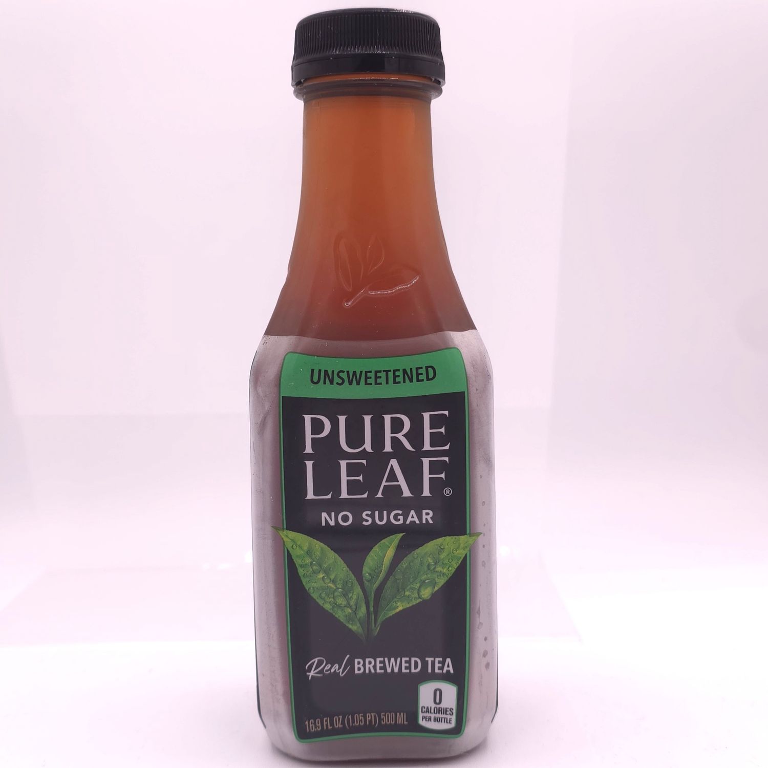 Pure leaf real brewed tea -unsweetened black tea 16.9 oz