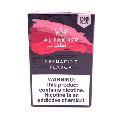 Al Fakher Hookah Tobacco (Grenadine) - Box