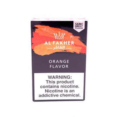 Al Fakher Hookah Tobacco (Orange) - Box