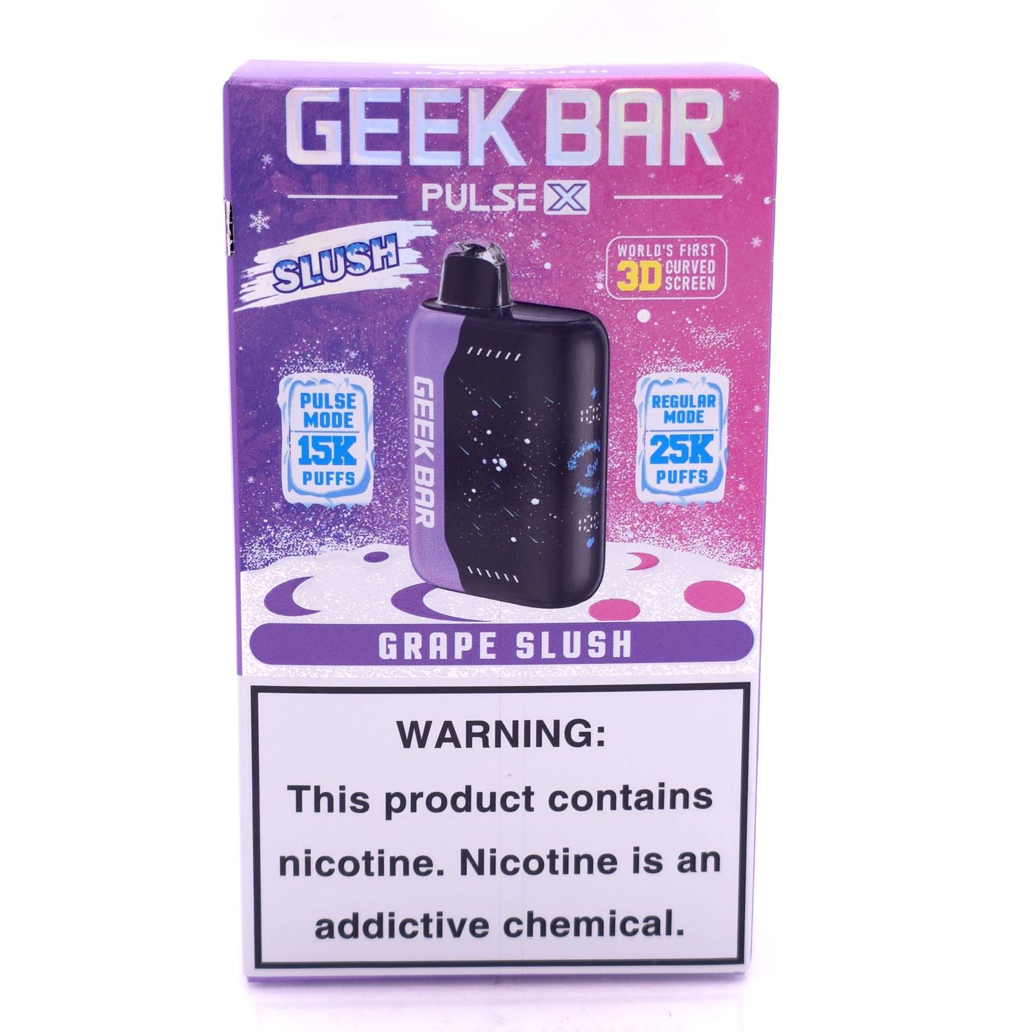 Geek Bar Pulse X (Grape Slush) - 25K Puffs