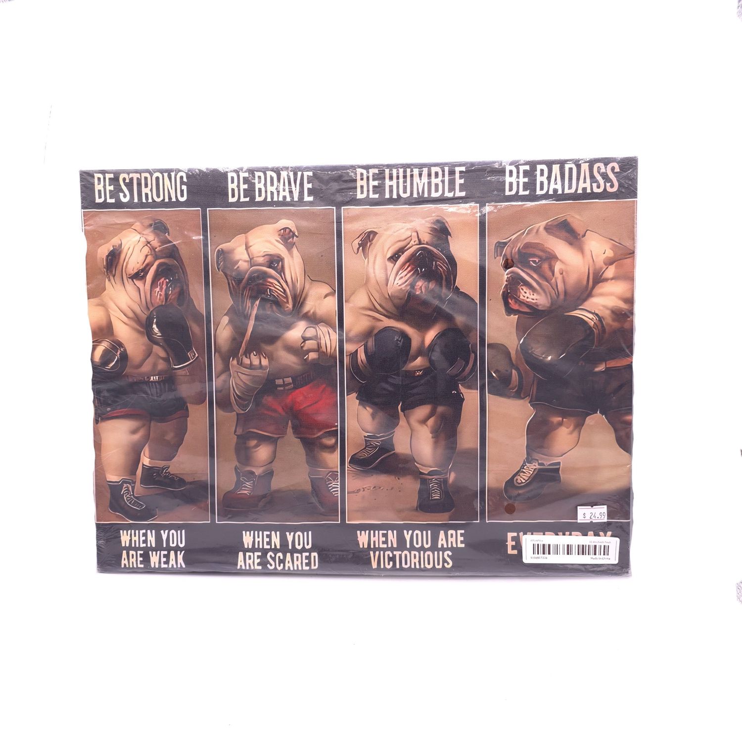 Bulldog Canvas Art