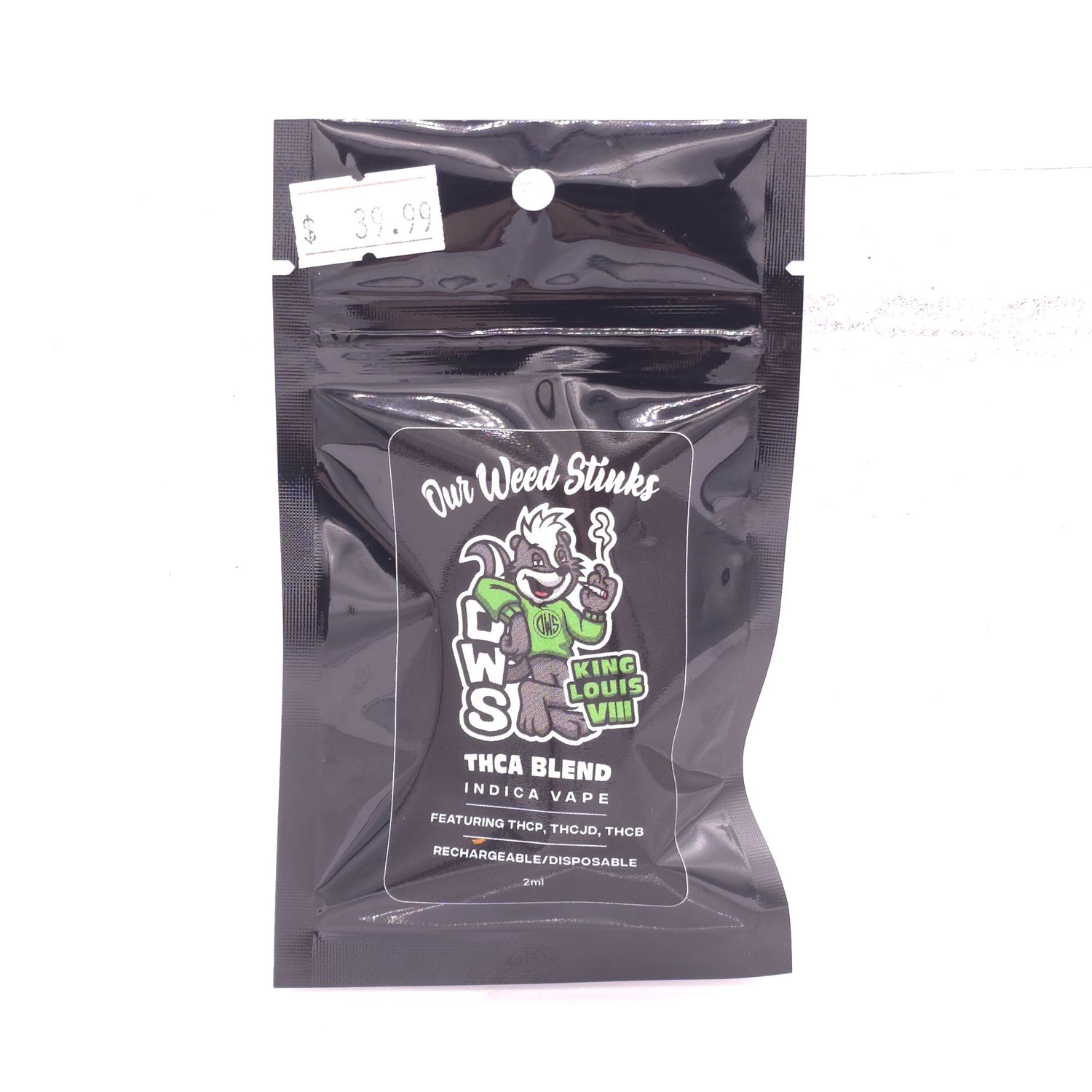 OWS-THCA King LouisVIII 2ml Disposable