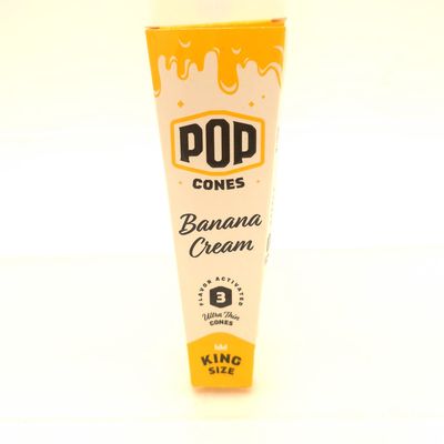 POP Ultra Thin Cones (Banana Cream) 1 1/4 6pk