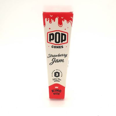 POP Ultra Thin Cones 1 1/4 (Strawberry Jam) 6pk