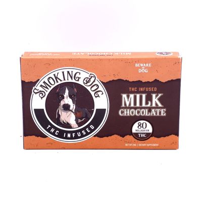 Smoking Dog Chocolate 80mg milk