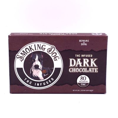 Smoking Dog Chocolate 80mg dark