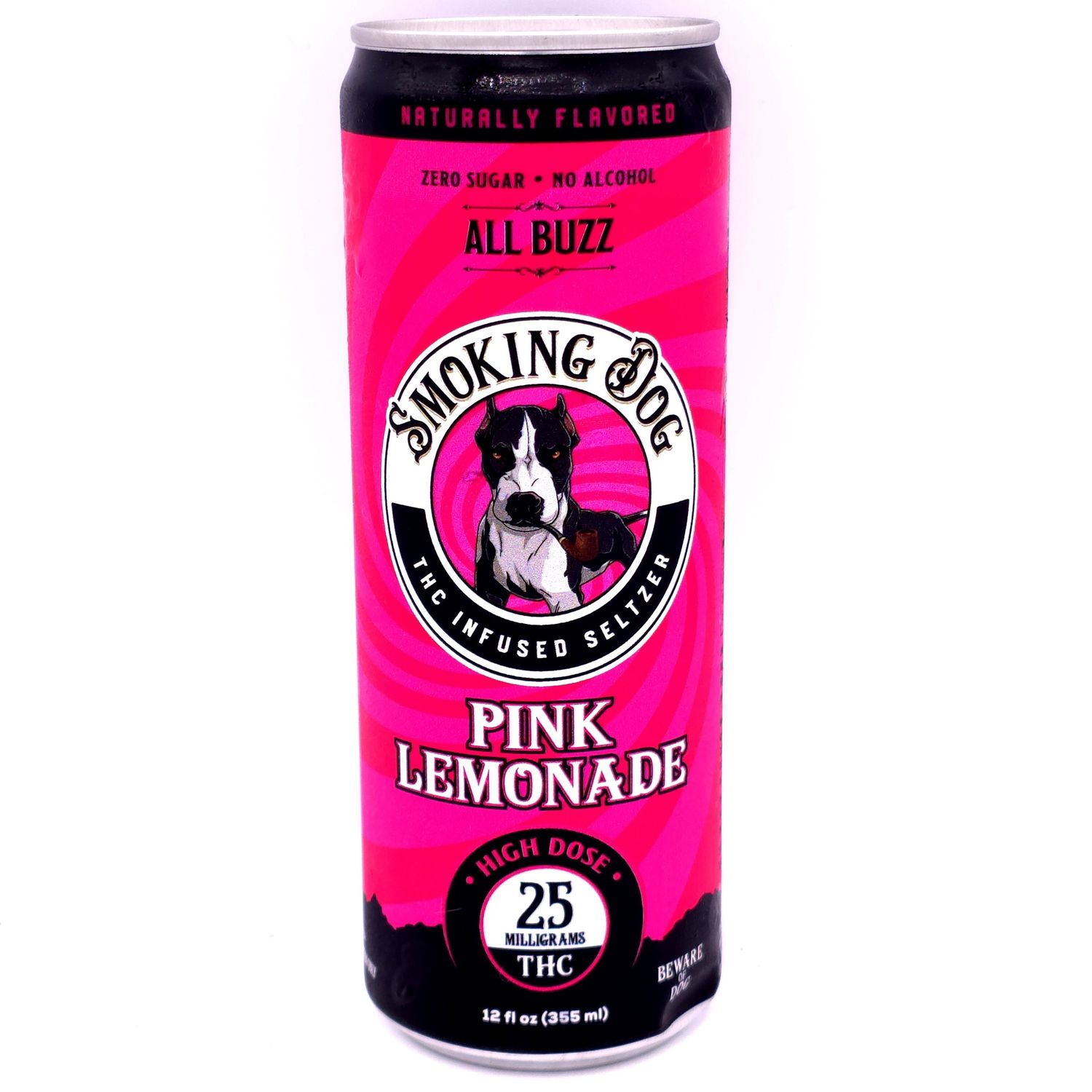 Smoking Dog THC Seltzer-25mg Pink Lemonade